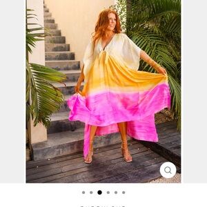 NWT BUDDY LOVE Tie-Dye Maxi Mamie Dress size small